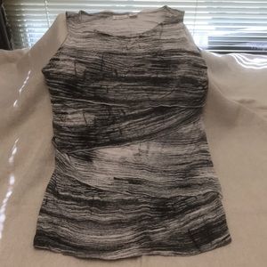 Women’s Sz S black & white tank top